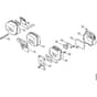 Genuine Stihl MS170 / D - Muffler