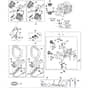 Stihl MS172 - Engine Housing - Air Filter - Av System - Handlebar - Parts Diagram
