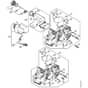 Genuine Stihl MS180 - Motor housing