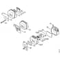 Genuine Stihl MS180 C-BE 2-MIX / D - Muffler
