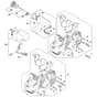 Stihl MS180 C-BE - Motor Housing - Parts Diagram