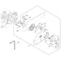Stihl MS180 C-BE - Quick Chain Tensioner - Parts Diagram