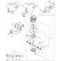 Stihl MS182 - Crankcase - Cylinder - Muffler - Shroud - Parts Diagram