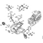 Genuine Stihl MS201 - Tank housing
