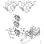Genuine Stihl MS231 / L - Shroud, Air Baffle