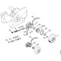 Genuine Stihl MS260 / C - Oil pump