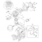 Genuine Stihl MS462 C-M / C - Cylinder, Muffler