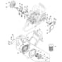 Genuine Stihl MS500i / B - Ignition system, Fan housing