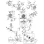 Makita MS-352.4R - Brush Cutter - Power Tool 02 Diagram