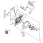 Genuine Stihl MS 362 C-M - Rewind Starter and Hand Guard Diagram