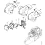 Genuine Stihl MS 362 C-M - Air Filter & Shroud (27.2015),(26.2015),(18.2013),(28.2012)