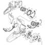 Stihl MSA140 C-B - Electric Motor - Electronic Module - Chain Sprocket Cover 02 - Parts Diagram