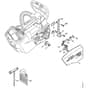 Stihl MSA160 T - Chain Sprocket Cover - Parts Diagram