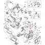 Stihl MSA220.0 TC-O - Electric Motor - Electronic Module - Handle Housing - Parts Diagram