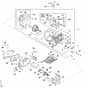 Stihl MSA300.1 C-O - Motor Housing, Electric Motor, Oil Tank - Parts Diagram