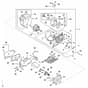 Stihl MSA300.1 - Motor Housing, Electric Motor, Oil Tank - Parts Diagram