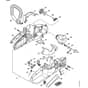 Stihl MSA 120 C-B - Handle Housing - Shroud - Parts Diagram