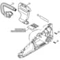 Genuine Stihl MSE170 C-BQ / C - Hand guard, Handlebar