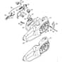 Genuine Stihl MSE170 C-BQ / D - Handle housing, Oil tank