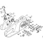 Genuine Stihl MSE180 C-BQ / D - Handle housing