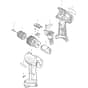 Makita MT063 - Cordless Driver Drill - Power Tool Diagram