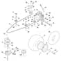 Viking MT4097.1 SX - Gearbox, Rear Wheel, Blade Clutch - Parts Diagram