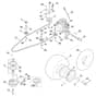 Viking MT4112.0 S - Gearbox, Rear Wheel, Blade Clutch - Parts Diagram