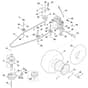Viking MT4112.1 SZ - Gearbox, Rear Wheel, Blade Clutch - Parts Diagram