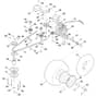 Viking MT5097.0 - Gearbox, Rear Wheel - Parts Diagram
