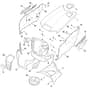Viking MT5097.1 - Engine Hood - Parts Diagram