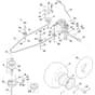 Viking MT5097.1 Z - Gearbox, Rear Wheel, Blade Clutch - Parts Diagram