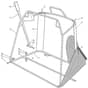 Viking MT580 - Grass Catcher Bag 2 - Parts Diagram