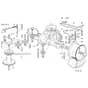 Viking MT585 L - Gear Head - Parts Diagram