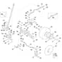 Viking MT6112.0 K - Steering, Front Wheel - Parts Diagram