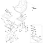 Viking MT6112.1 ZL - Seat - Parts Diagram