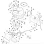 Viking MT6127.0 ZL - Engine, Tank - Parts Diagram