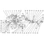 Viking MT640 (1996) - Height Adjustment, Shifting - Parts Diagram
