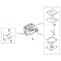 MT 4110 - Efco Chainsaw Carburetor WT-780G Diagram