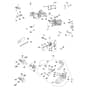 MT 6300 - Efco Chainsaw Crankcase and chain brake Diagram
