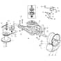 MTF 1428 H - 2022-2023 - 2T0210483/MTF - Mountfield Ride On Mower Transmission Diagram