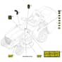 MTF 1430 HD - 2022-2023 - 2T2110483/MTF - Mountfield Ride On Mower Labels Diagram