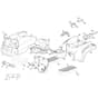 MTF 1638H - 2021 - 2T2620283/MTF - Mountfield Ride On Mower Body Diagram