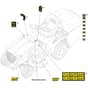 MTF 1638H - 2021 - 2T2620283/MTF - Mountfield Ride On Mower Labels Diagram