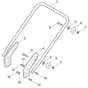 MTF 4820 PD - 2013 - 299486023/MTF - Mountfield Rotary Mower Lower Handle Diagram