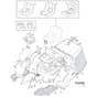 MTF 66MQ - 2021-2023 - 2T0050483/CAS - Mountfield Ride On Mower Body Diagram