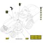 MTF 84 H - 2022-2023 - 2T2100403/CAS - Mountfield Ride On Mower Labels Diagram