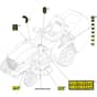 MTF 84 H - 2023 - 2T2105403/CAS - Mountfield Ride On Mower Labels Diagram