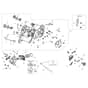 MTH 4000 - Efco Chainsaw Crankcase Diagram
