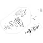 MTH 5100 - Efco Chainsaw Chain cover and clutch Diagram
