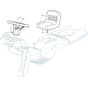 MTPH 16-102H - 2008 - 299941633/MFR - Mountfield Ride On Mower Seat and Steering Wheel Diagram